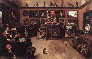 Francken, Frans II An Antique Dealer's Gallery oil